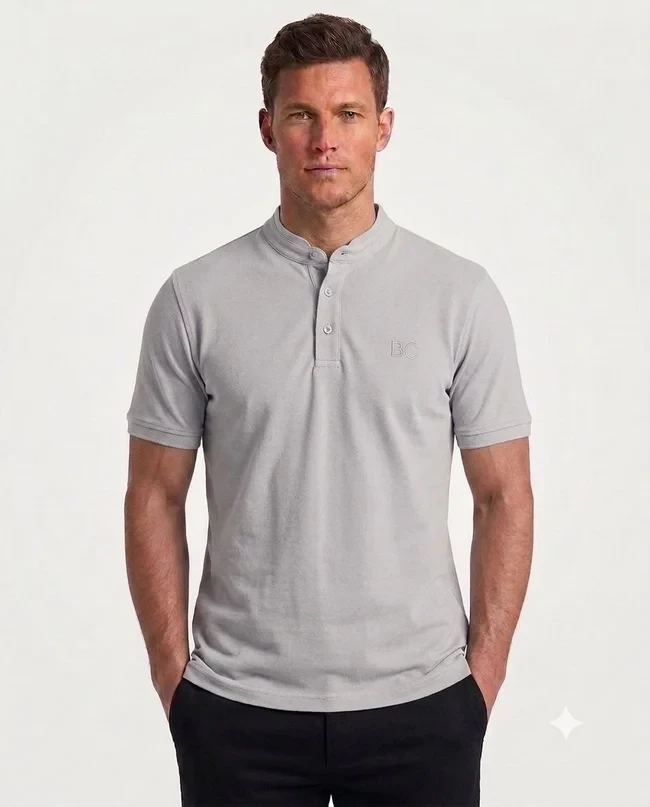 Regular Fit Half Collar Polo Shirt – Original Cotton